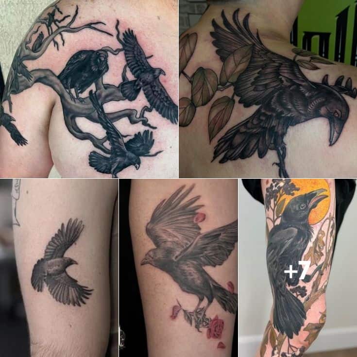 Crow Tattoos for Guys