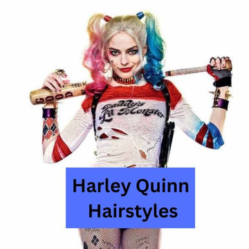 How to Style Harley Quinn Hairstyles - for Short Hair with Colors