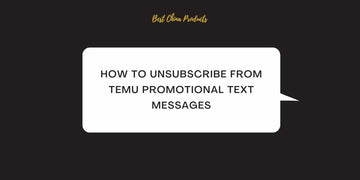 Unsubscribe from Temu Promotional Text Messages