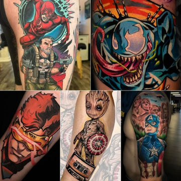 Marvel Comics Tattoos