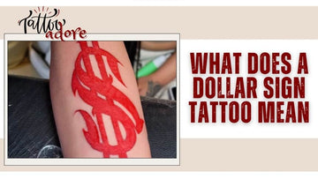 Dollar Sign Tattoo