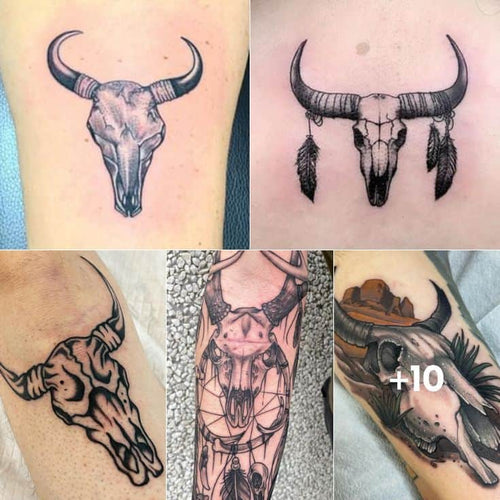 Bull Skull Tattoo