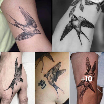 Tattoo of a Swallow