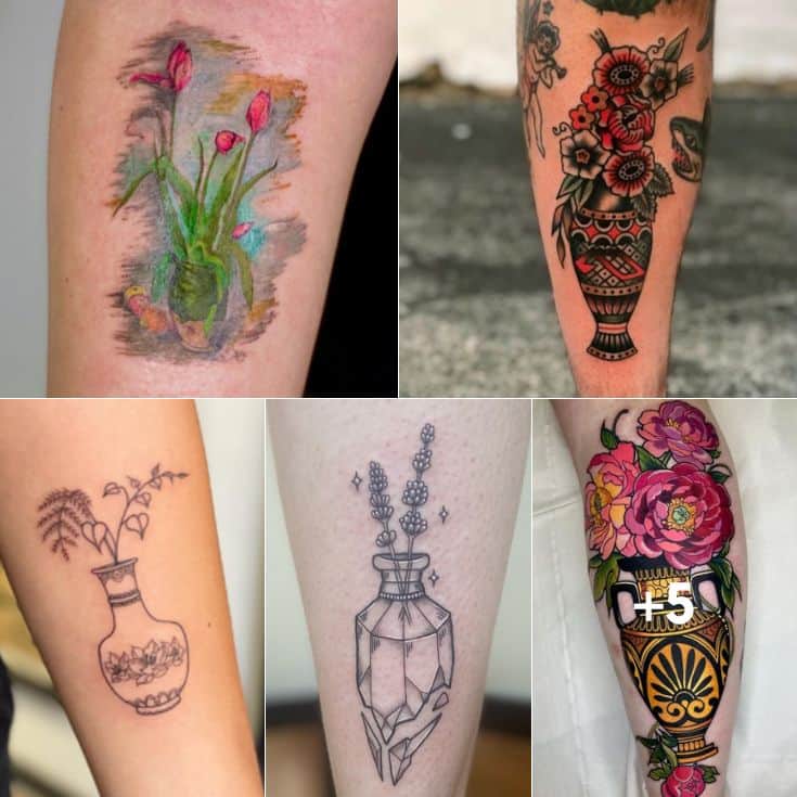 What Does a Vase with Flowers Tattoo Mean