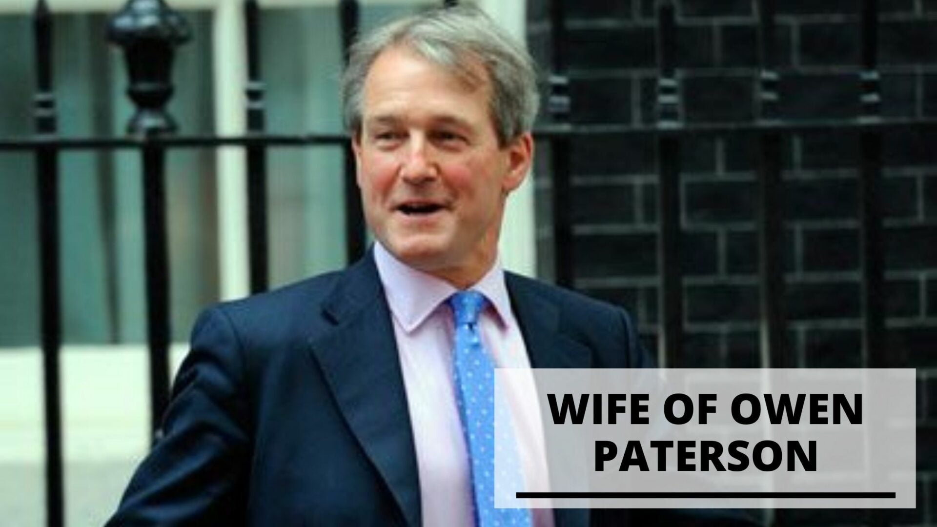 Info and Pics of Owen Paterson and His Wife