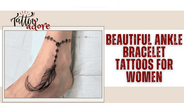 Ankle Bracelet Tattoos for Women