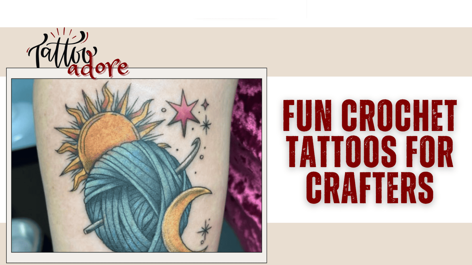 Fun Crochet Tattoos for Crafters