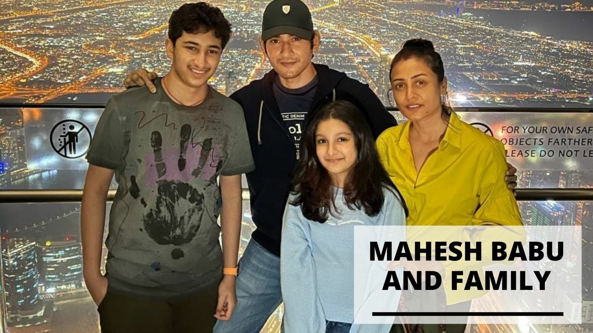 Photos of Mahesh Babu with Wife and Family