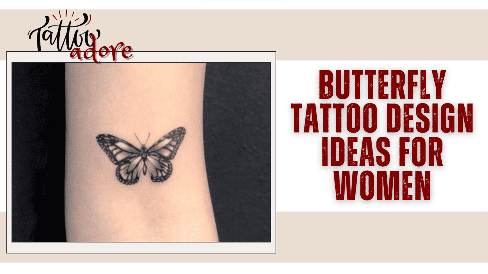 Butterfly Tattoo Design Ideas for Women