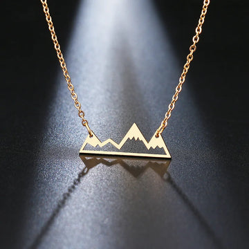 Minimalist Mountain Top Necklace