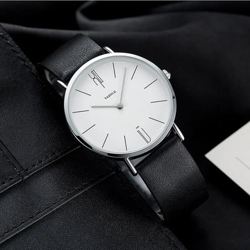 Luxury Men's Leather Quartz Watch