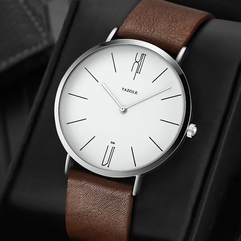 Minimalist Men's Business Quartz Watch